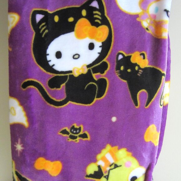 Hello Kitty And Friends My Melody Halloween Purple Silk Touch Throw Blanket - Picture 3 of 7